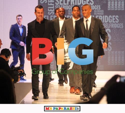 Manchester City footballers at Fashion Kicks