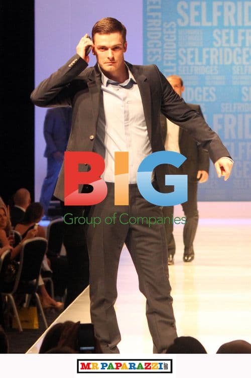 Manchester City footballers at Fashion Kicks charity event