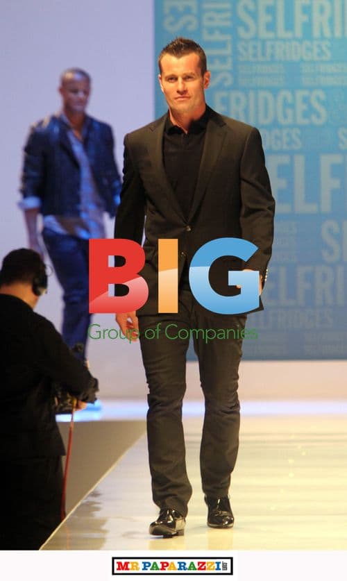 Man City players at Fashion Kicks