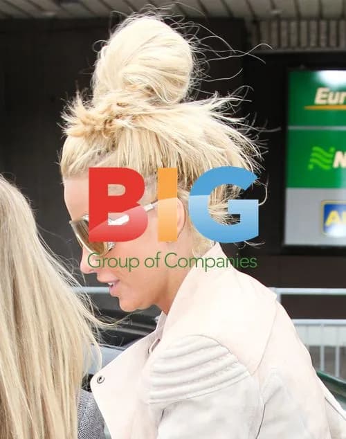 Katie Price Arrives at Manchester Airport
