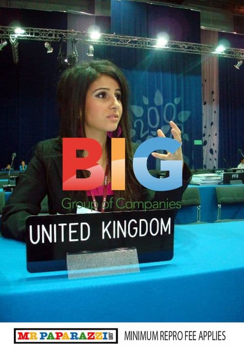 Melody Hossaini with celebrities at events