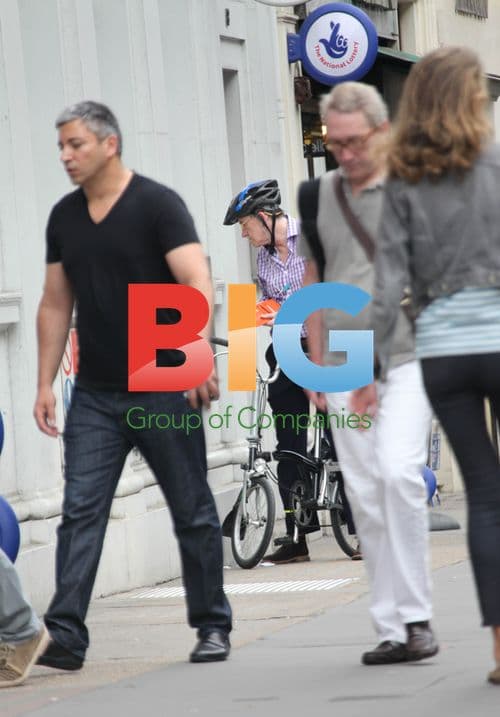 Peter Mandelson at HSBC Cashpoint