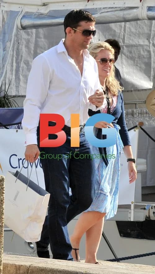 Alex Reid parties on yacht in Cannes