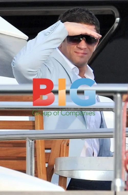 Alex Reid parties on yacht in Cannes