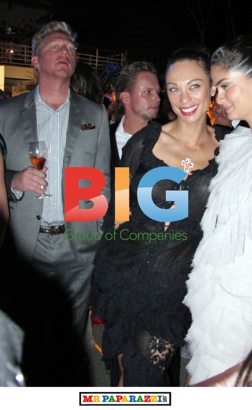 Boris Becker and Sharlely Becker at De Grisogno Party