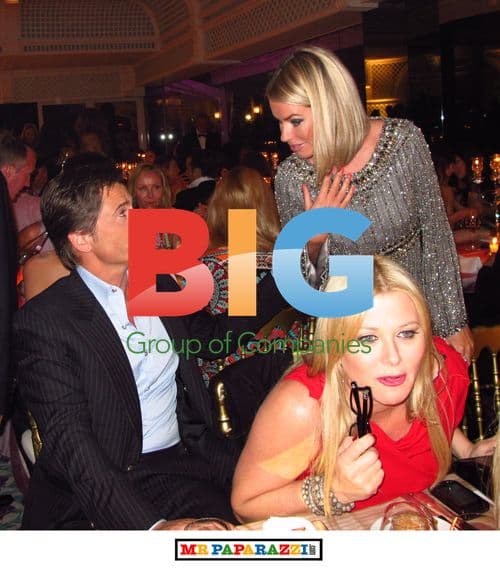 Rob Lowe and wife Sheryl Berkoff at De Grisogno Party