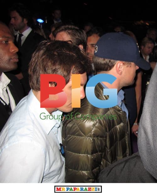 Lukas Haas and Leonardo DiCaprio at De Grisogno Party