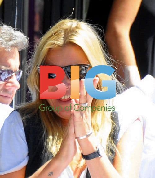 Kate Moss Enjoys Lunch in Paris