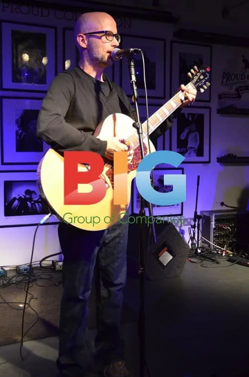 Moby at photo exhibit launch