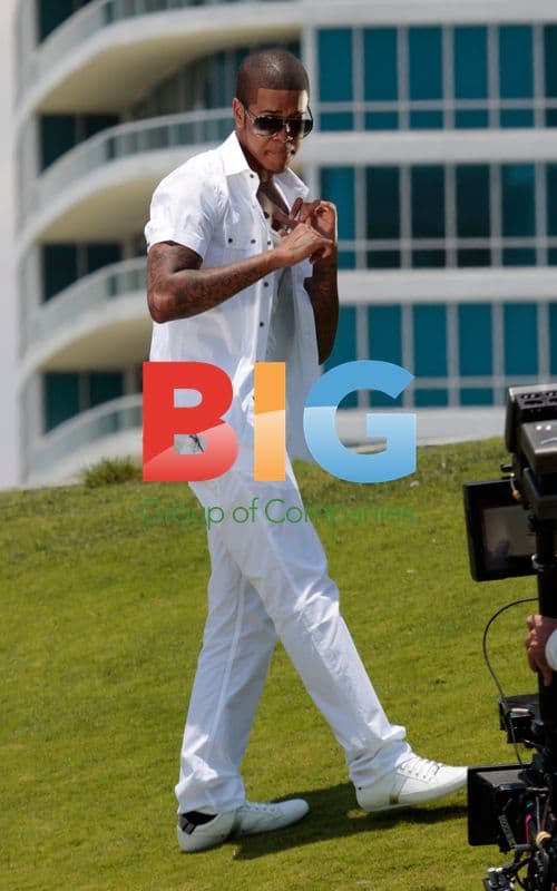 Chipmunk Shoots New Video in Miami