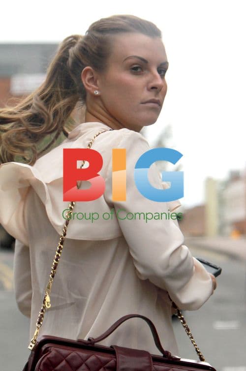 Coleen Rooney Shoe Shopping in Rain