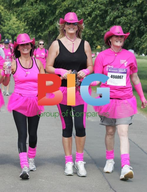 Penny Lancaster Stewart at Breast Cancer Walk