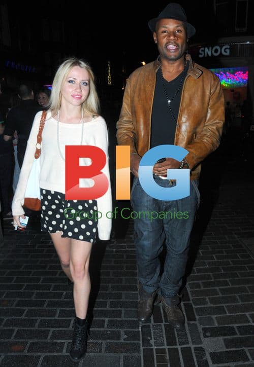 Celebs leaving The Box Club in London