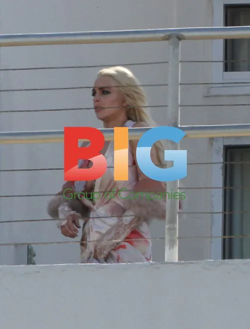 Lindsay Lohan at Commercial Shoot