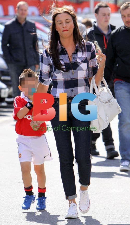 Stacey Giggs Arrives at Old Trafford