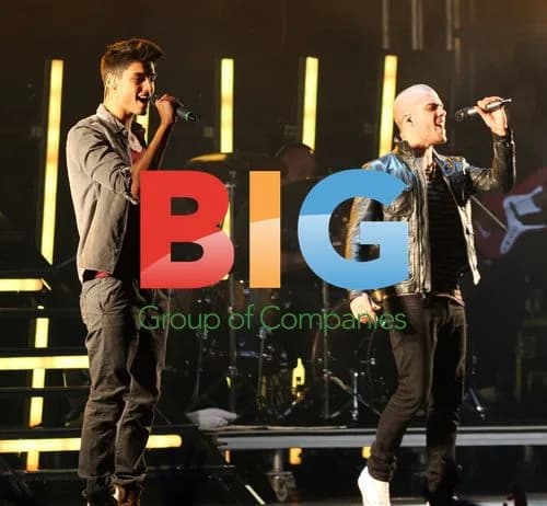 The Wanted Performing at Newbury Race Course