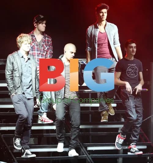 The Wanted Performing at Newbury Race Course