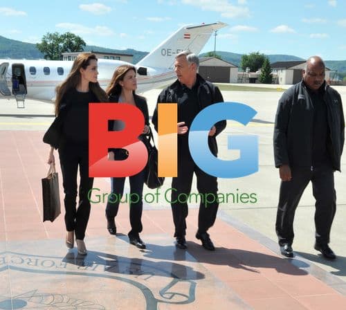 Angelina Jolie Visits Ramstein Air Base