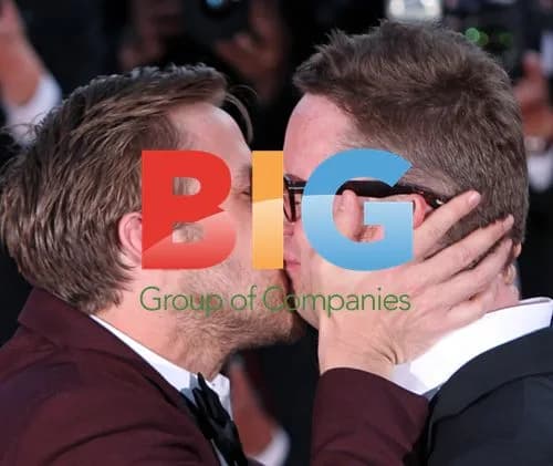 Ryan Gosling and Nicolas Winding Refn at Cannes