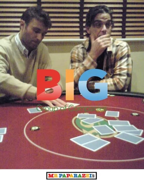 Robbie Williams Poker Night