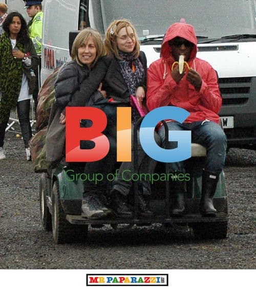 Tinie Temprah Eating Banana Backstage at Radio 1 Festival