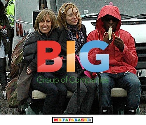 Tinie Temprah Eating Banana Backstage at Radio 1 Festival