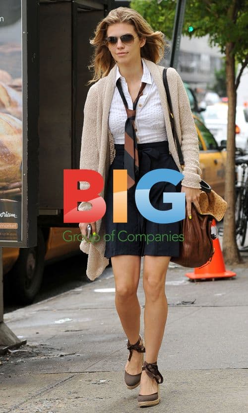 Annalynne McCord Midtown NYC 2011