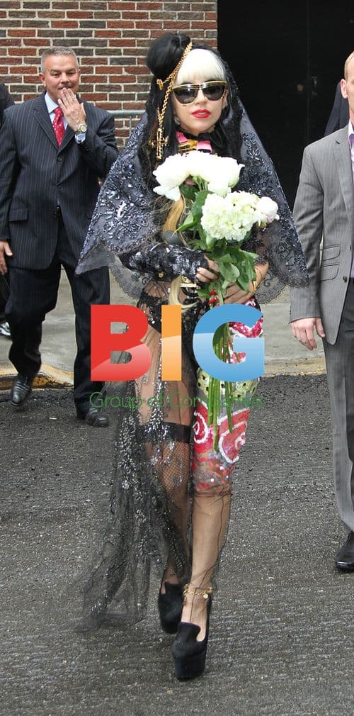 Lady Gaga Visits The Late Show