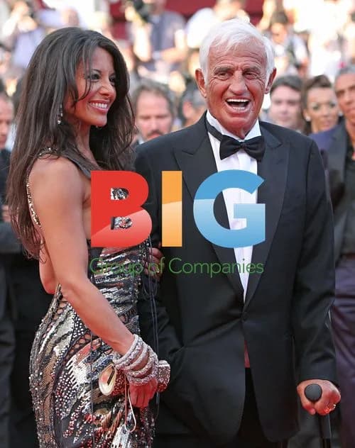 Belmondo and Gandolfi at Cannes Film Festival