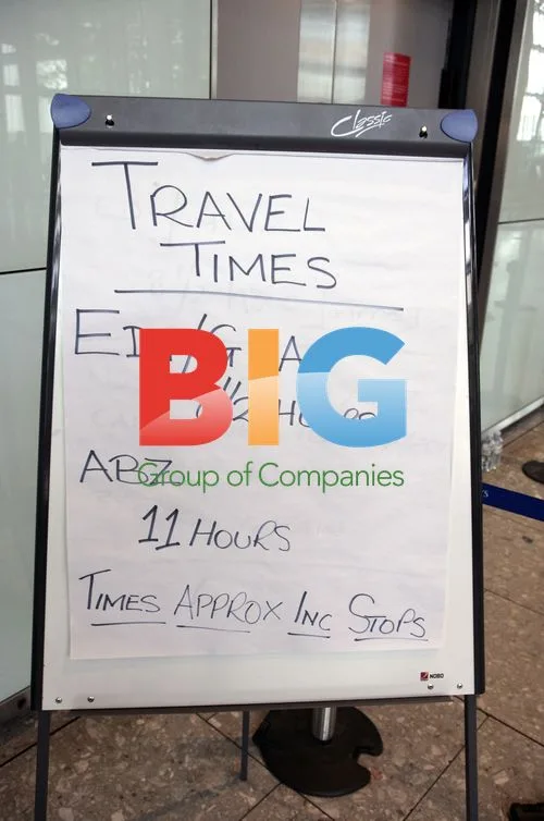 Buses to Scotland due to flight cancellations