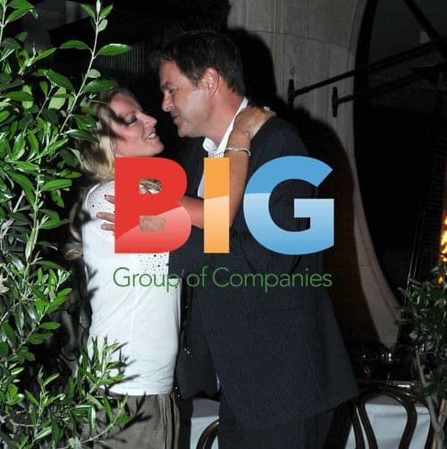 Peter Jones and Michelle Mone at Scotts in London