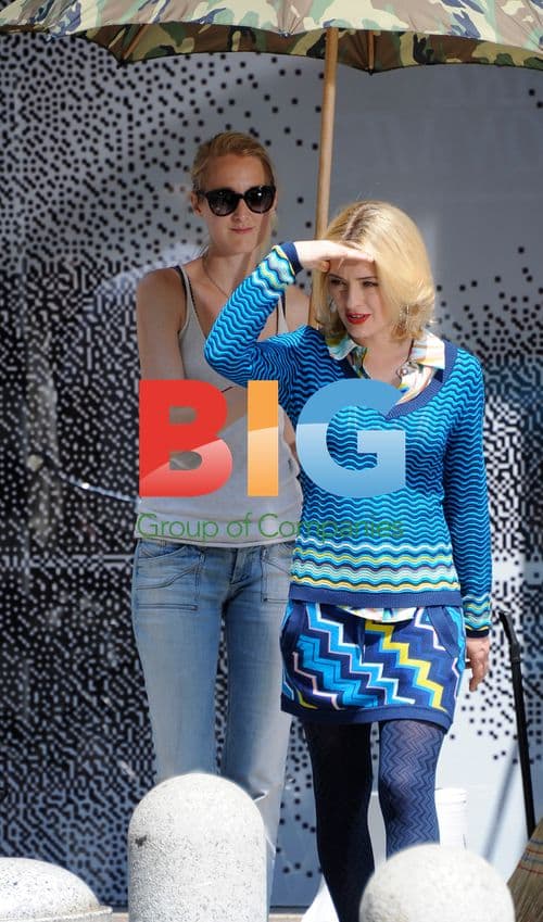 Carolina Crescentini and Margherita Missoni Shooting Missoni Commercial