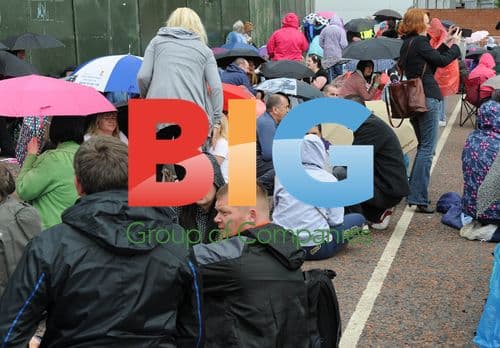 Take That Fans Queuing for Tour