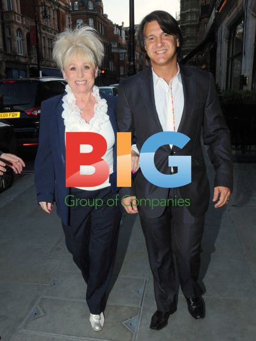 Steve Mcfadden and Barbara Windsor Arrive at Restaurant