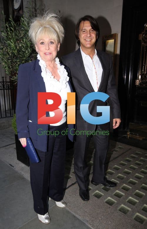 Steve Mcfadden and Barbara Windsor at Scotts Restaurant