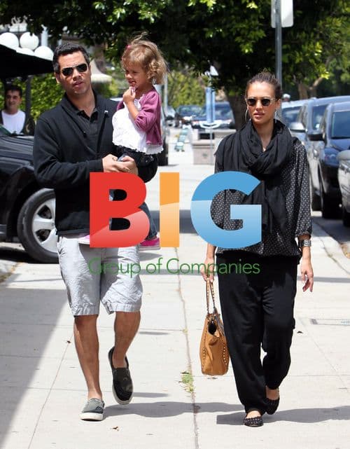 Jessica Alba with baby Honor