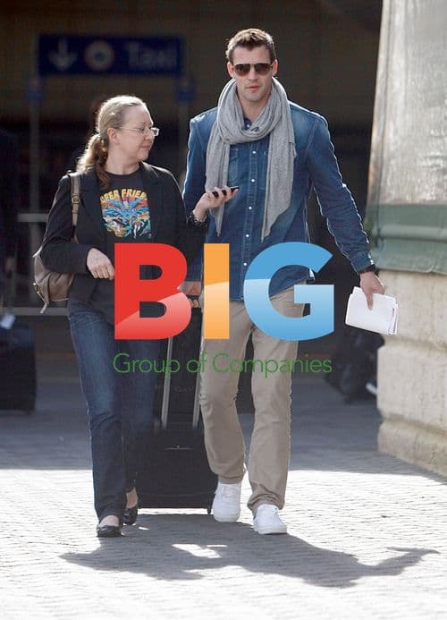 Kris Smith Arrives at Perth Airport