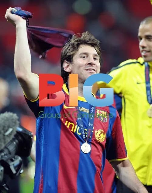 Lionel Messi at Champions League Final
