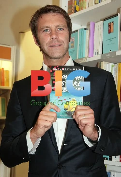 Emanuele Filiberto di Savoia presents book in Rome