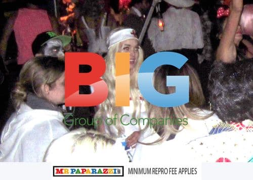 Lindsay Lohan Celebrates Halloween