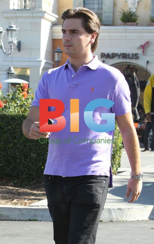 Scott Disick out in Calabasas