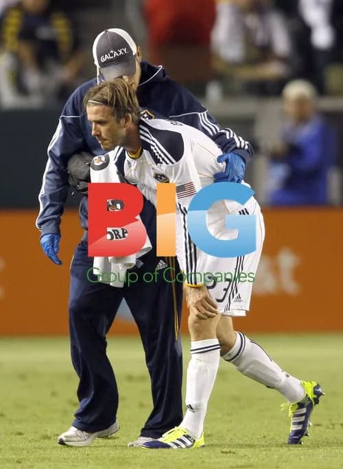 David Beckham Injures Back in MLS Match