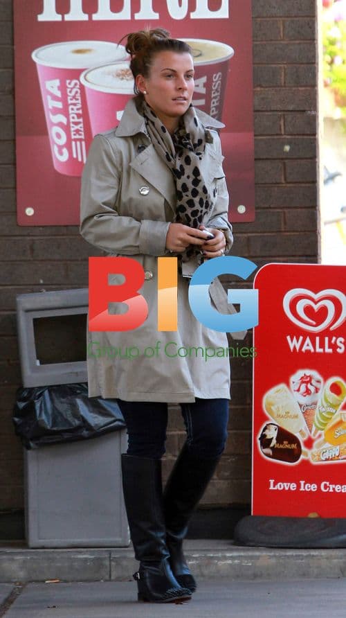 Coleen Rooney at Petrol Station