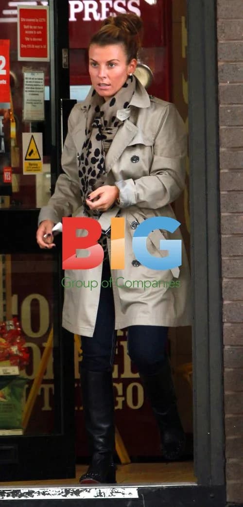 Coleen Rooney at Petrol Station