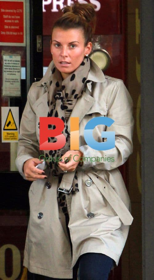 Coleen Rooney Visits Petrol Station