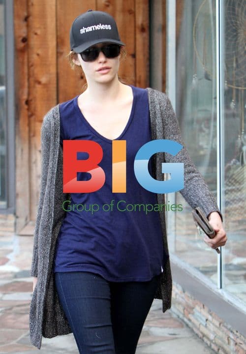 Emmy Rossum Promotes 'Shameless' in Studio City