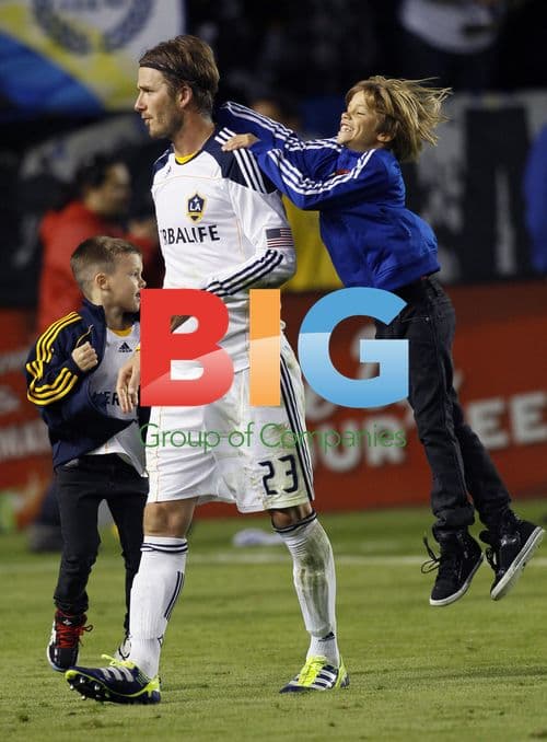 Beckham Family Celebrates MLS Win