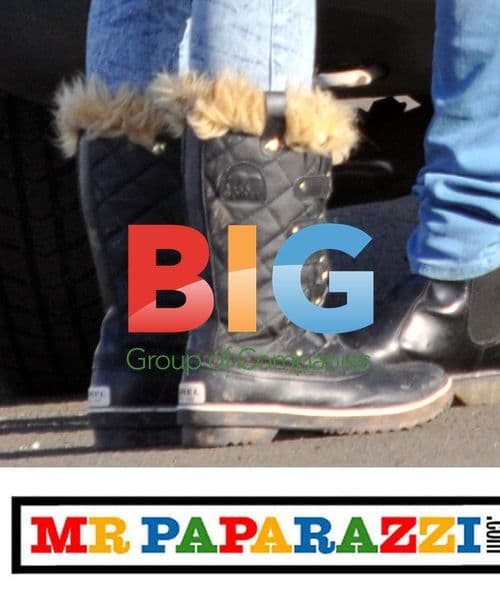 Scarlett Johansson on "Under The Skin" set