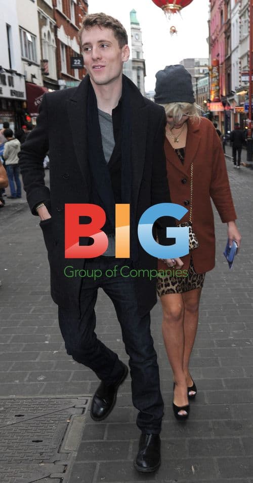 Pixie Geldof and boyfriend out in Soho