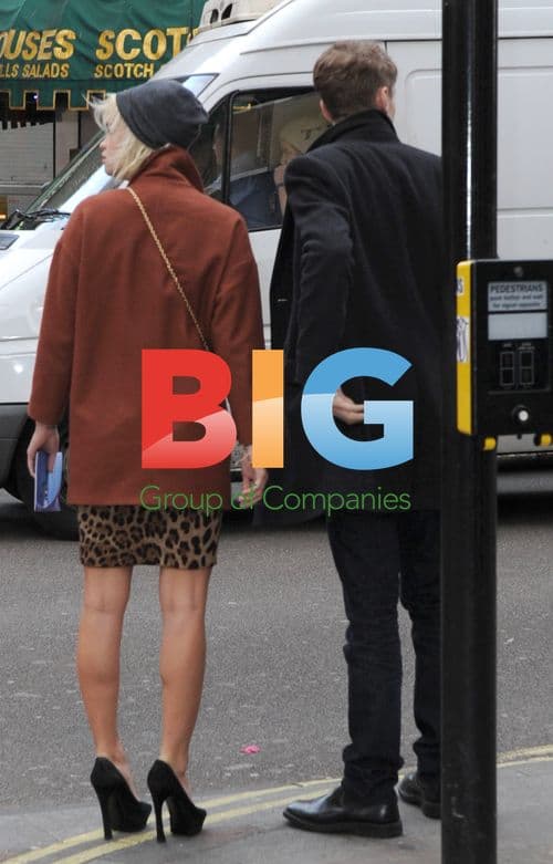 Pixie Geldof and Boyfriend in Soho
